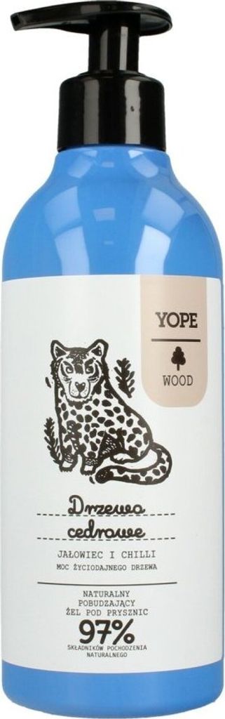 YOPE Natürliches Duschgel Zedernholz & Wacholder 400ml