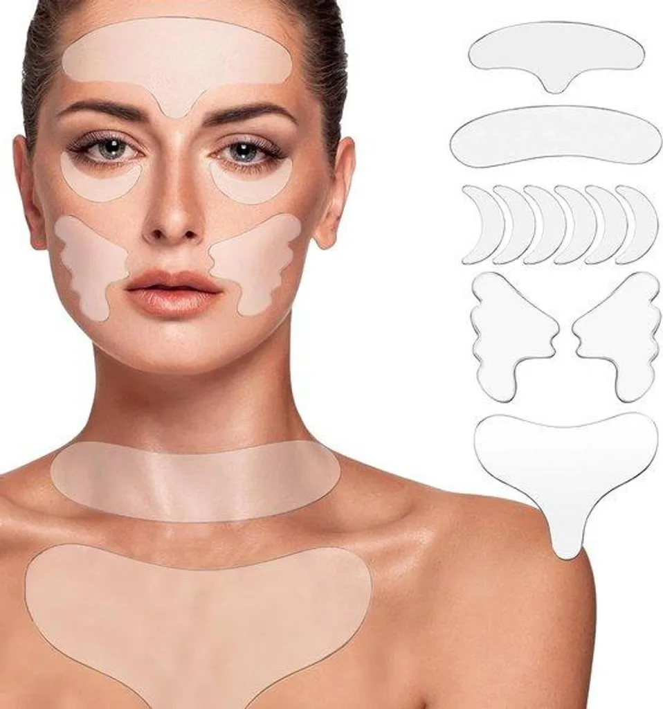 Patchs pour le visage contre les ridules - Pack de soin hydrogel x24