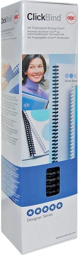 GBC ClickBind - 8 mm - 34 anneaux - A4 (210 x 297 mm) - 45 Image du produit 