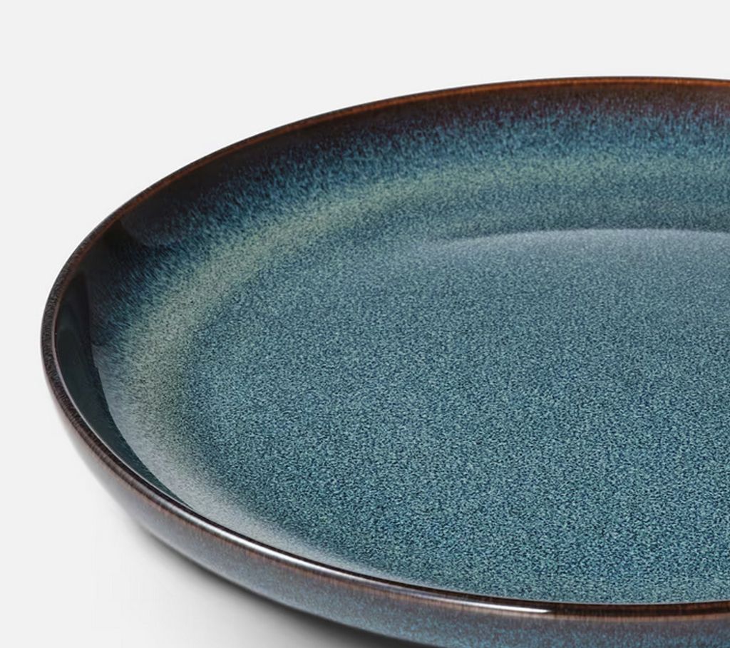 IKEA Gladelig Dessert Teller blau 20cm (4 Stück Pack) aus