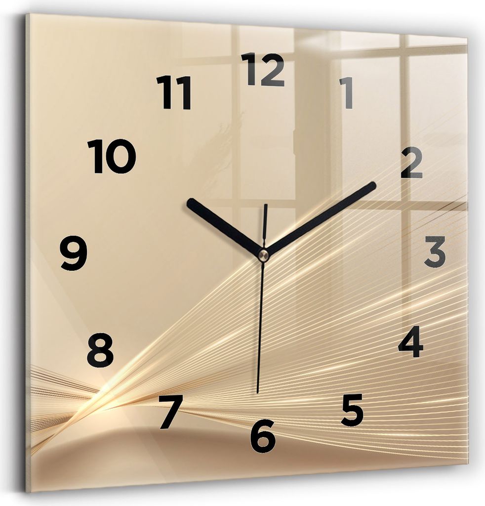 Wallfluent Wanduhr – Stilles Quarzuhrwerk - Uhr Dekoration Produktbild 