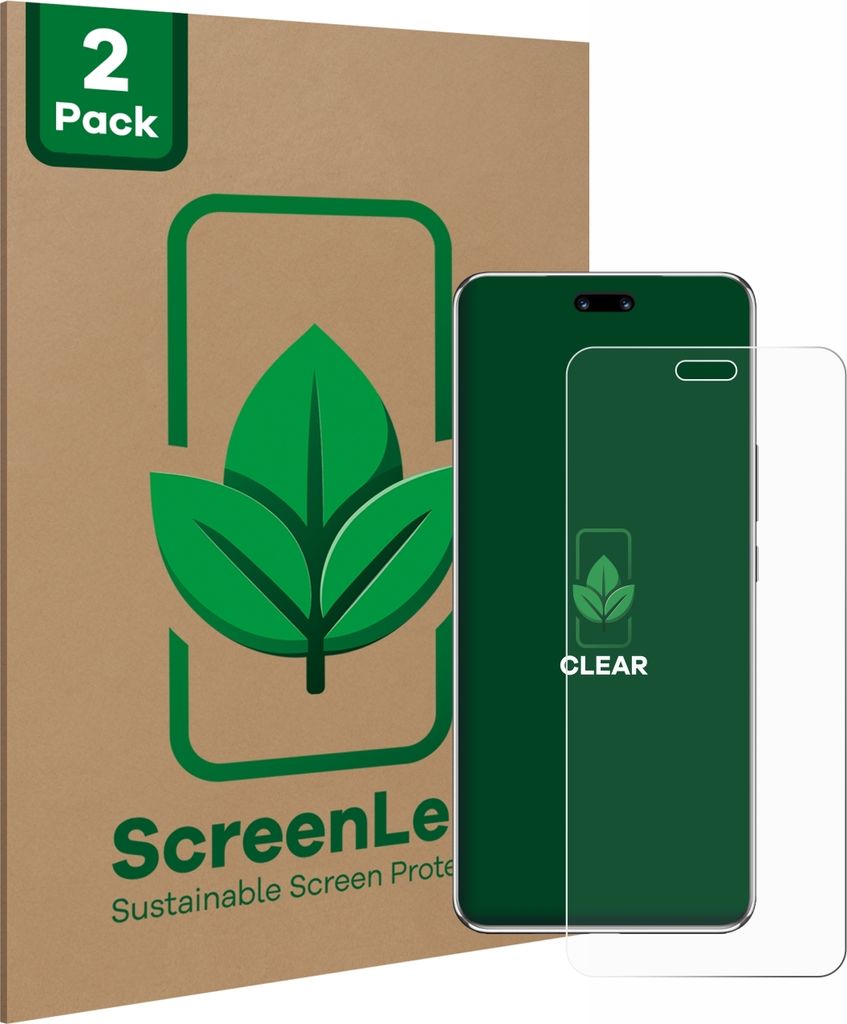 2x ScreenLeaf Schutzfolie für Huawei Nova 13 Pro nachhaltiger Displayschutz Display Schutz Folie Klar Transparent