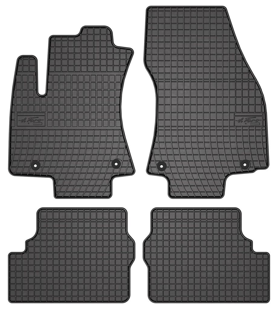 Gummi-Fußmatten für Opel Zafira A 1999-2005 (Minivan) – Produktbild 