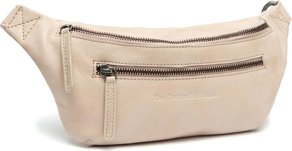 Sac banane en cuir beige pour ranger vos affaires en toute sécurité