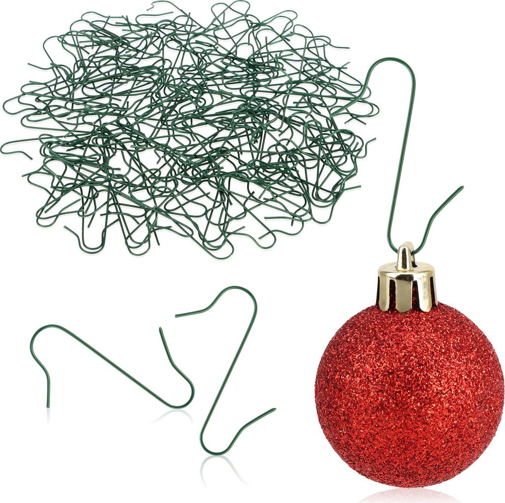 COM-FOUR® 150x Haken für Weihnachtsbaumschmuck - Produktbild 