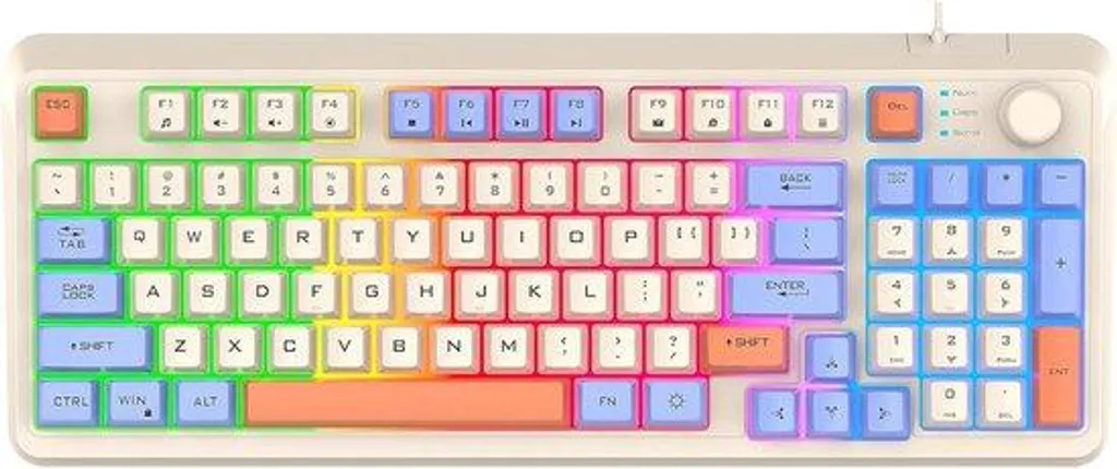 Clavier de jeu mécanique bleu anti-ghosting - Fini les Latences PC