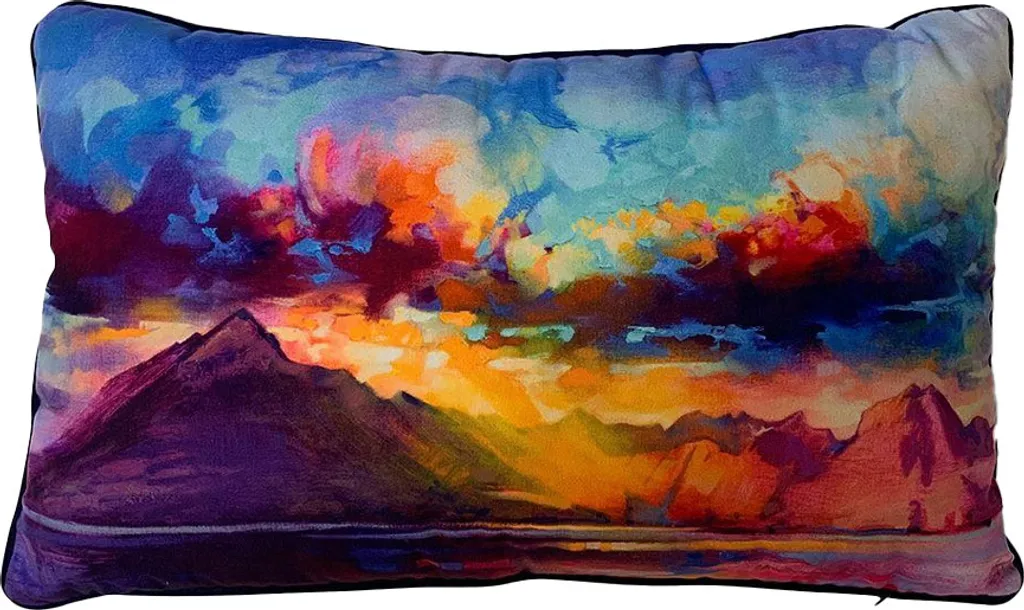 Coussin Cuillins Ridge par Scott Naismith PM8647 Multicolore 33x53cm