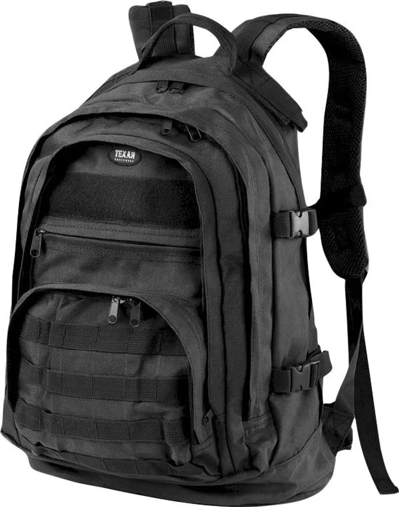 Sac à dos militaire Texar Cadet noir pour randonnée et survie EDC