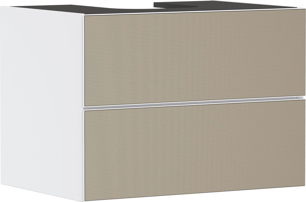 hansgrohe Xevolos E Waschtischunterschrank, 2 Schubkästen, 1 Ausschnitt mittig, 780x550x555mm, für Konsole mit Aufsatzwaschtisch, 54187390