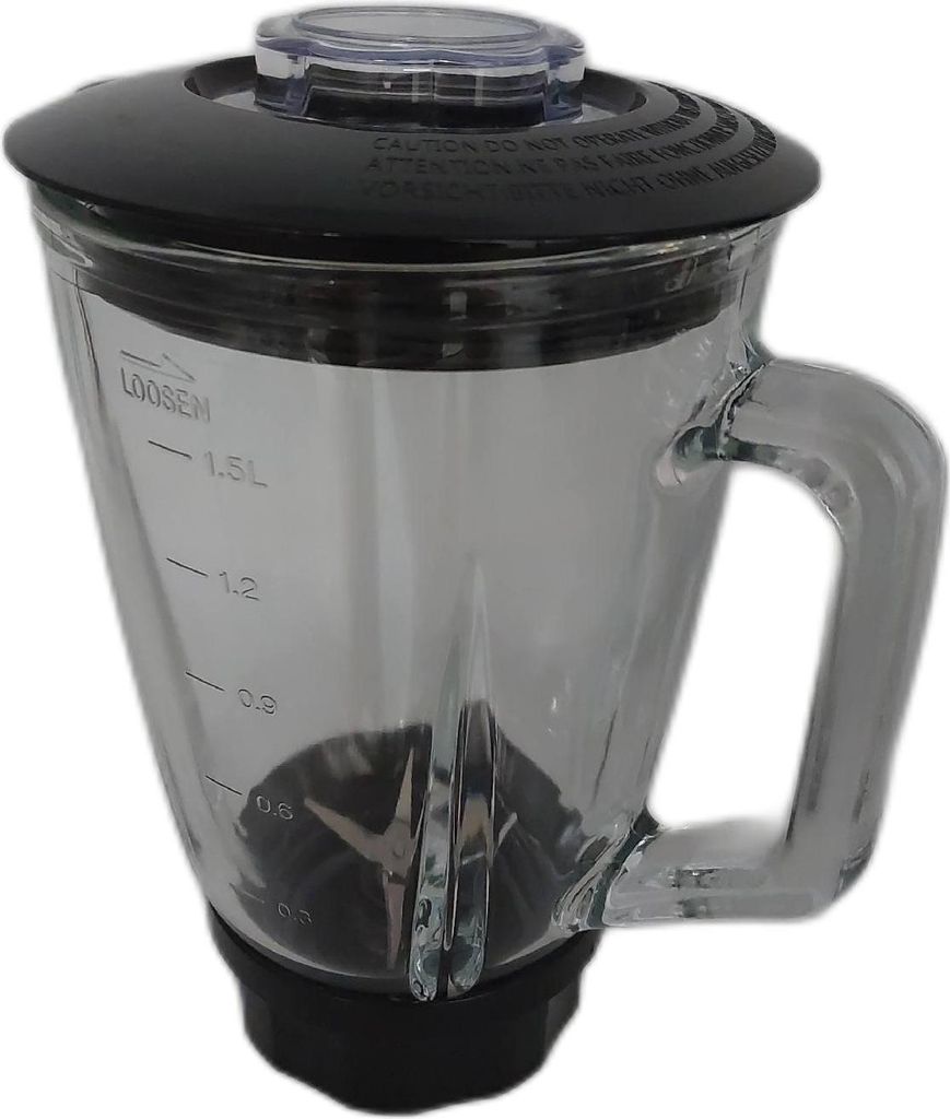 Princess 212091 Mixeur De Cuisine 1000W Acier Inox - Bol Verre 1.5L