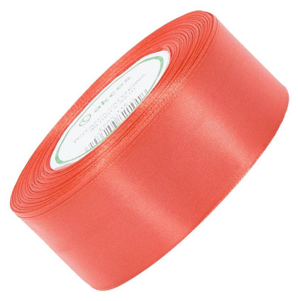 Dunkles korallenrotes Satinband 38mm - 32mb Produktbild 