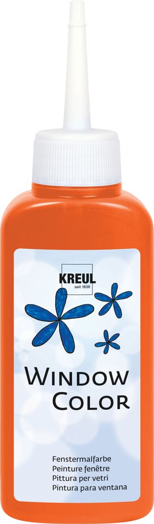 Kreul Window Color, oranje, 80 ml Productafbeelding 