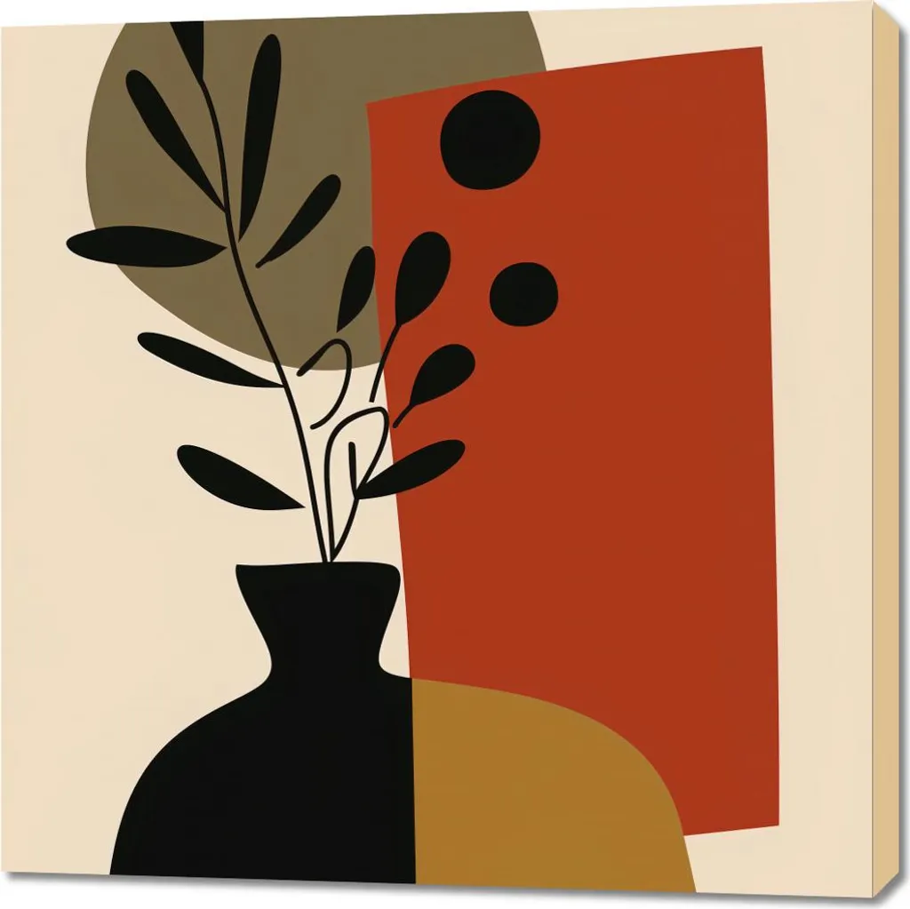 Quadro Astratto 90x90 Dinamica Composizione - Arte Moderna su Tela