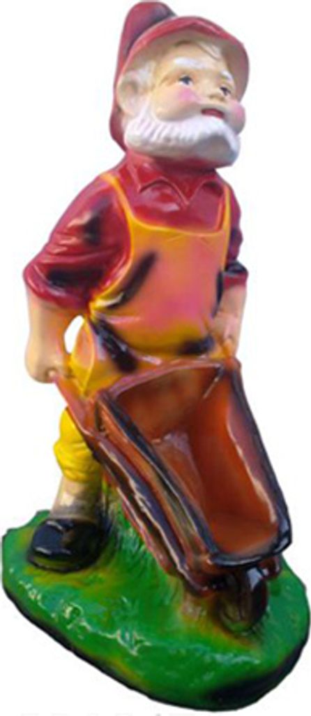 Garten Haus Dekoration Figur Statue Skulpturen Deko Figuren Zwerg Handarbeit M12