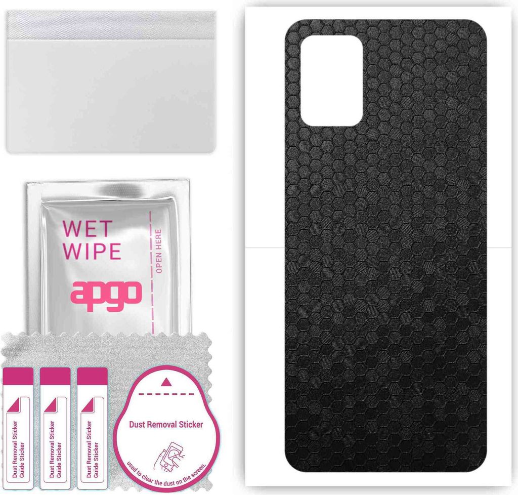 apgo Rückseite Schutzfolie, Skin, kompatibel mit Motorola Moto G Stylus 2021, Hinten Displayschutzfolie aus Vinylfolie, kratzfest, einfache Montag...