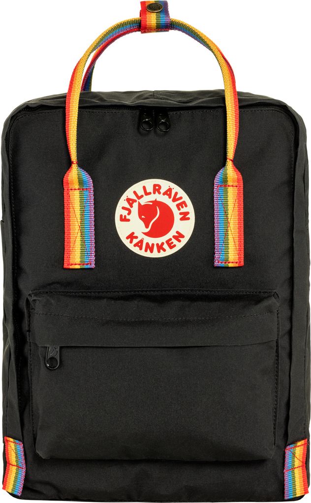 FJÄLLRÄVEN Kånken Rainbow Black-Rainbow Pattern ONESIZE Produktbild 