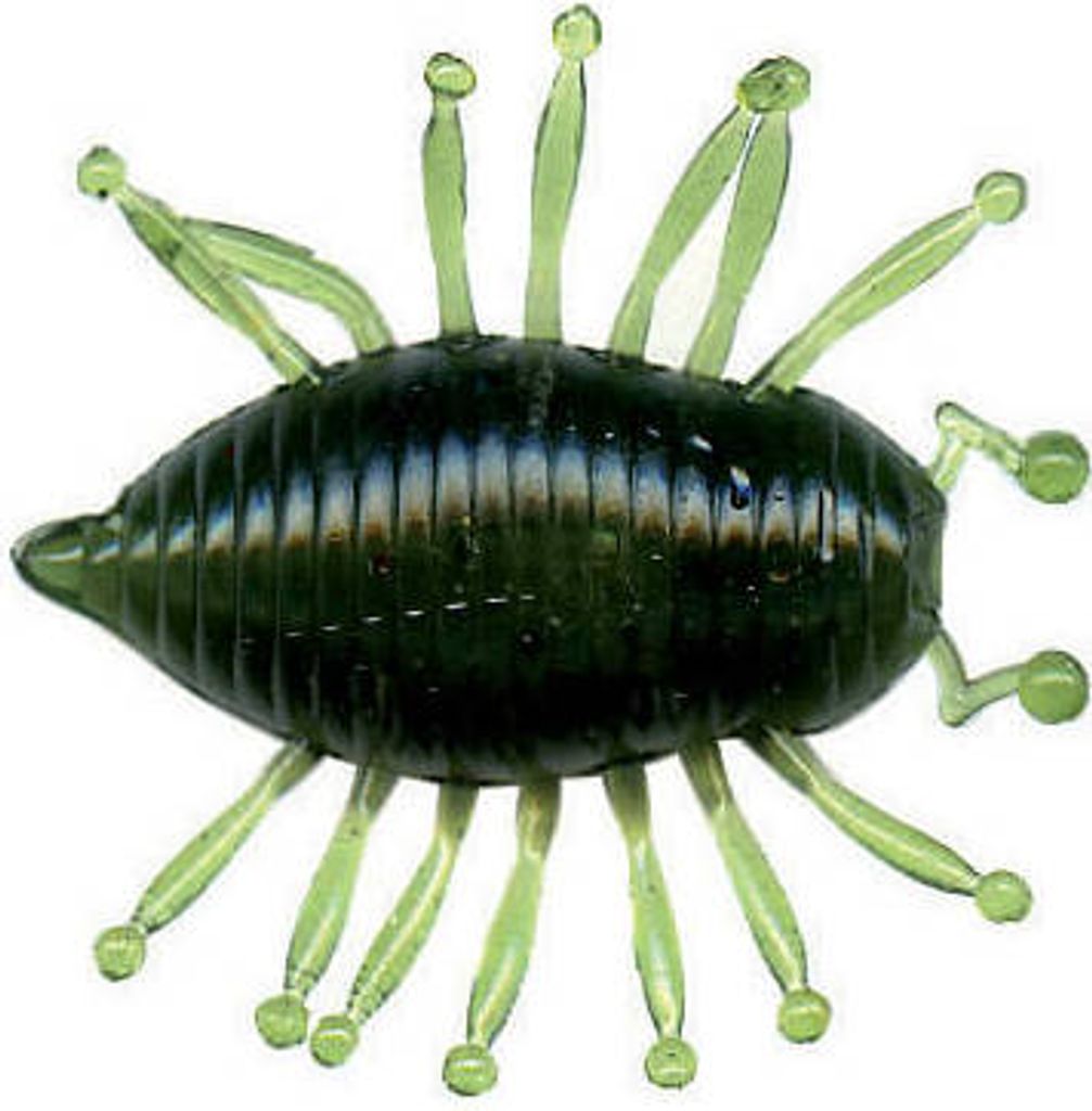 Illex Gambit Woodlouse Kellerassel 3cm 6Stk. Watermelon W/Black