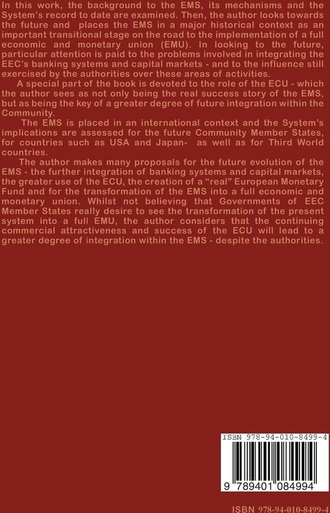 The European Monetary System - Past, Present and Future