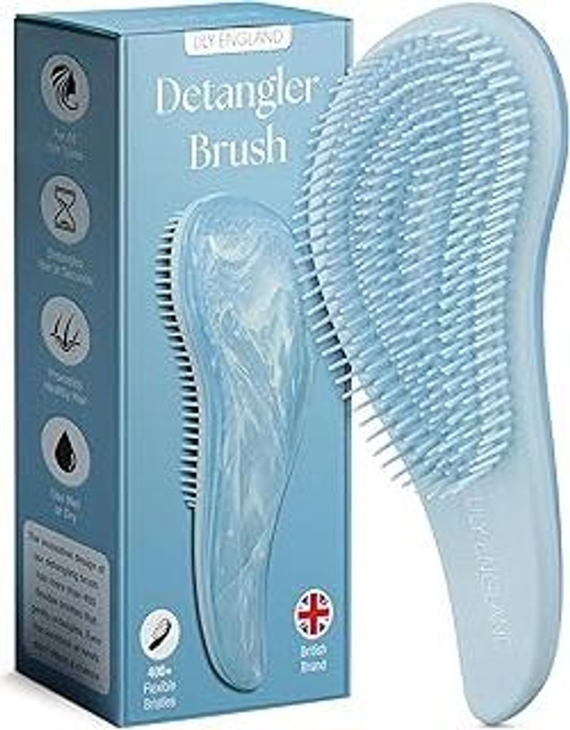 Entwirrungsbürste für dickes Haar, lockiges, glattes und natürliches Haar, sanfte Entwirrungsbürste für Damen, Kinder und Kleinkinder mit flex...