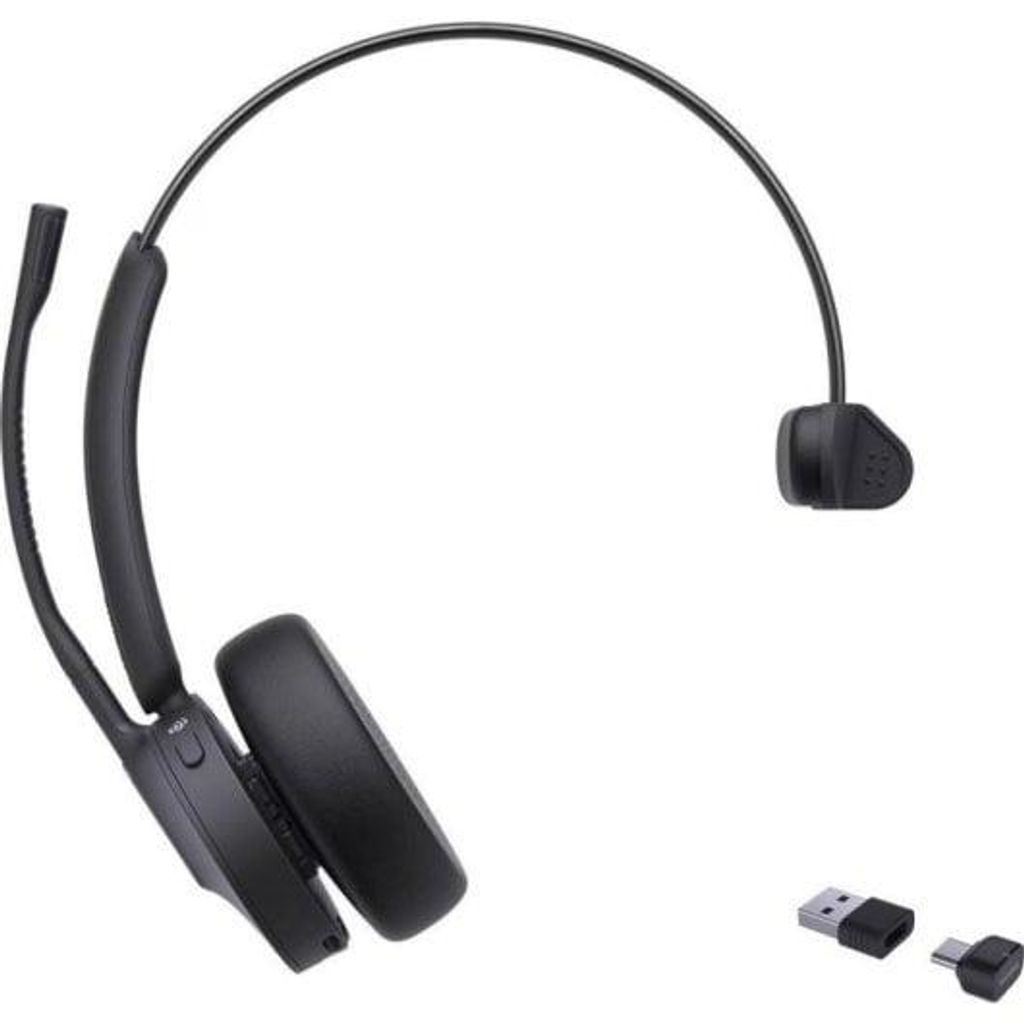 Yealink BH70 Mono Teams USB-C/A Headset, Kabellos, 20 - 20000 Hz, Büro/Callcenter, 91 g, Kopfhörer, Schwarz