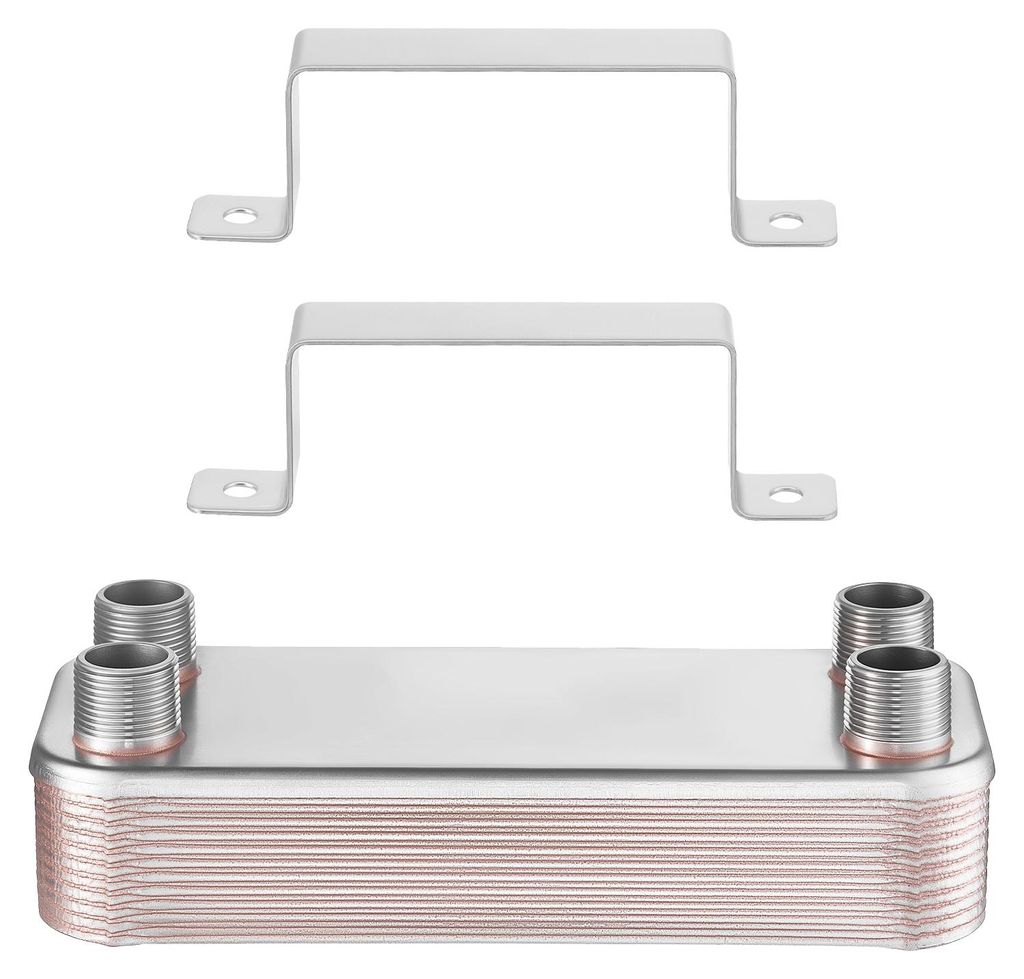 Échangeur de chaleur à plaques SucceBuy, dimensions 127x305 Image du produit 