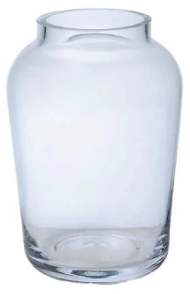 Vase en verre stable Trino ø14xh20cm - Support robuste pour bouquets