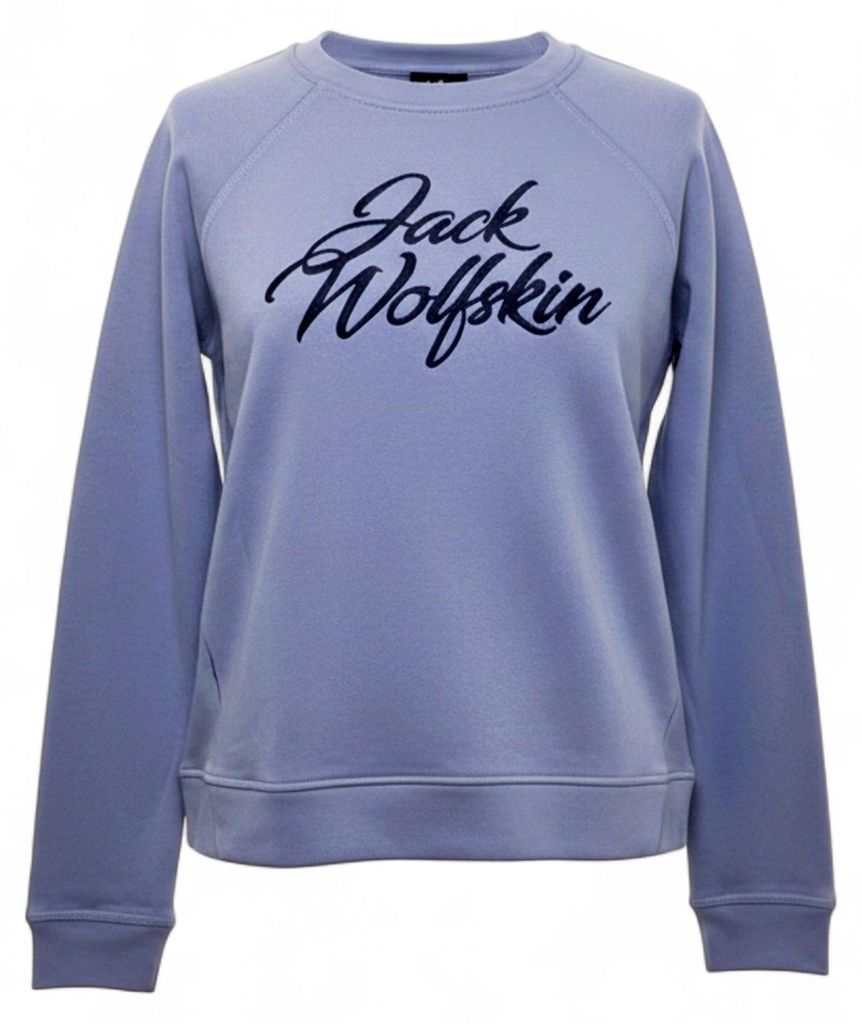Jack Wolfskin New Winter Sweatshirt Damen Fleece Pullover Blau Größe S
