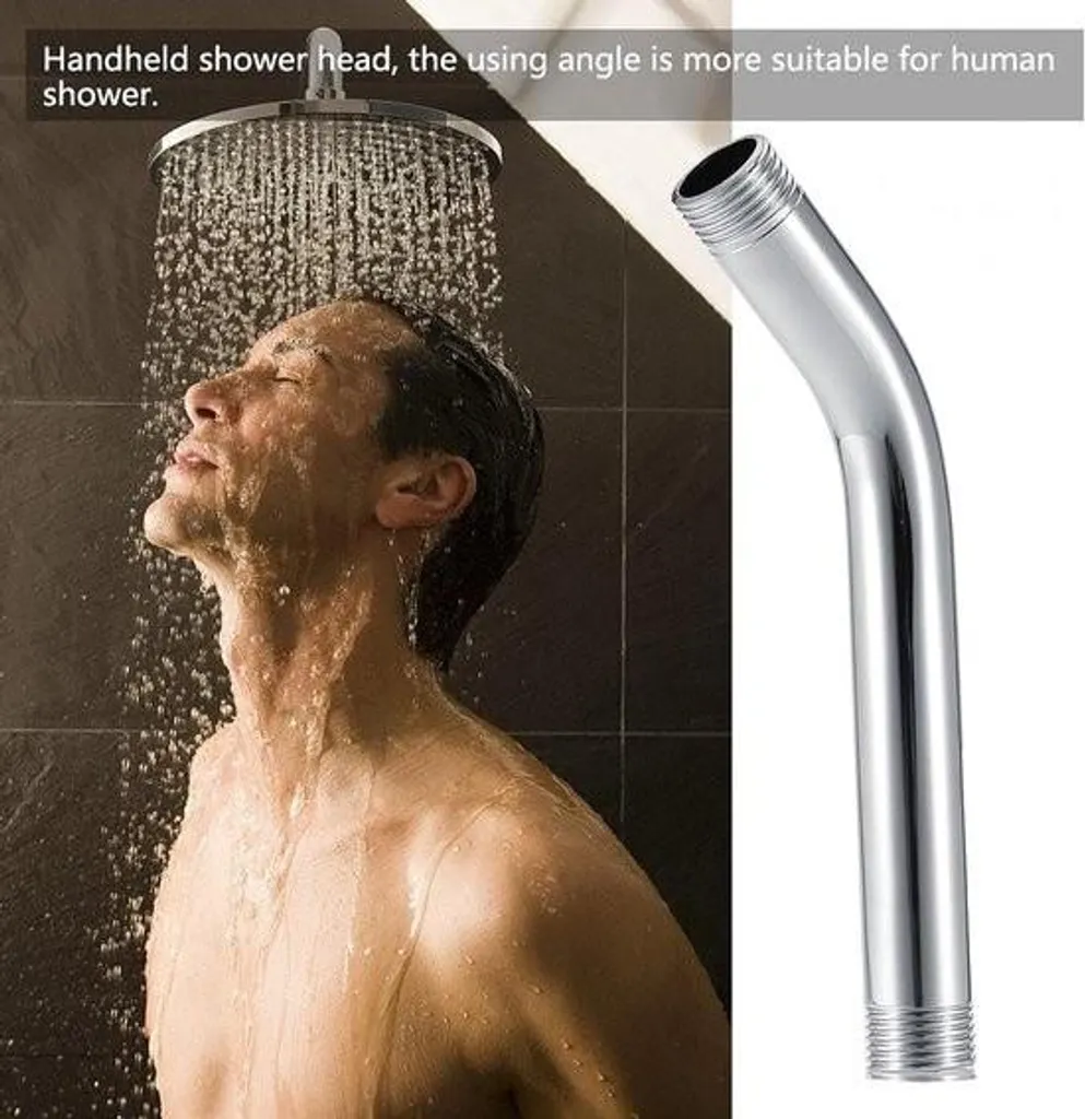 Rallonge de douche chrome pour augmenter la hauteur - Solution jet d'eau - 6