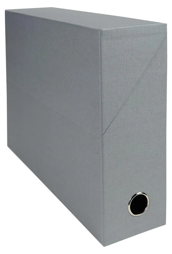 Lot de 5 Boîtes de transfert Exacompta Dos 90mm Gris 89526E - Papier Toilé