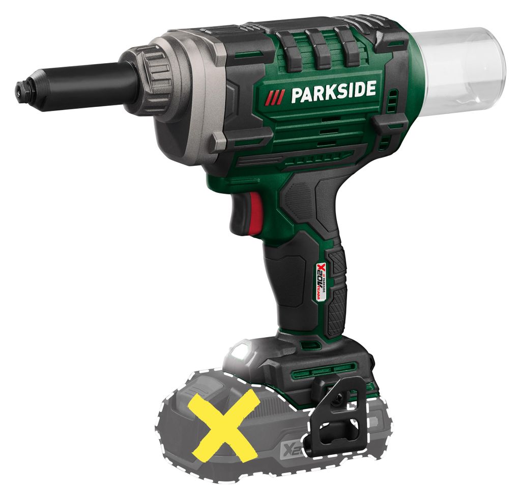 PARKSIDE® 20 V akumulátorová nýtovačka »PABNSG 20-Li A1«, Obrázok produktu 