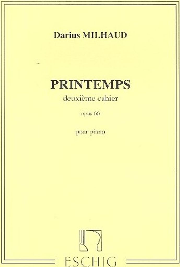 Le printemps 2 op.66 pour piano