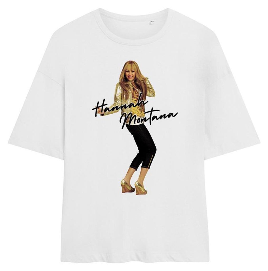 Hannah Montana - T-Shirt für Damen, Übergroß TV34230 (S) (Weiß)