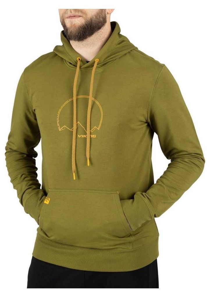 Viking Panaka Man Olive L Outdoor Hoodie
