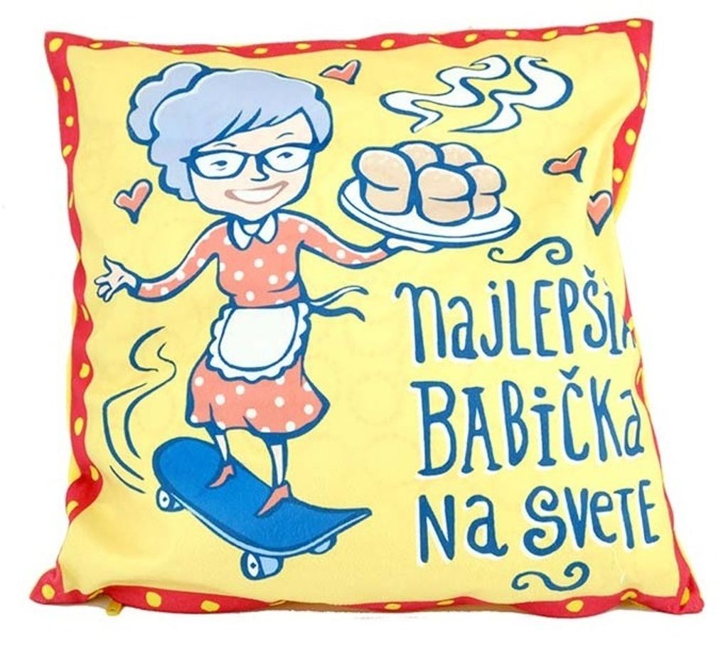 GiftyCity Kopfkissenbezug 40 x 40 cm, Mikroplüsch, Beste Oma