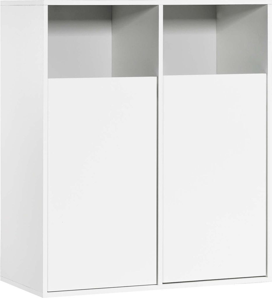 mokebo® Wäscheschrank in Weiß 'Der Wäschehüter', Produktbild 1