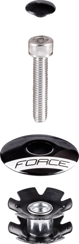 sternmutter FORCE AHEAD 1 1/8'' Al. schwarz komplett Produktbild 