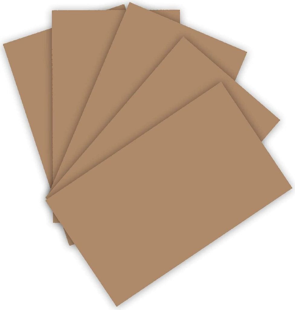 folia Tonkarton DIN A4 220 g/qm 100 Blatt rehbraun