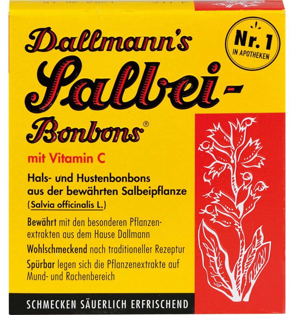 Caramelle alla salvia Dallmann, 20 pz. Caramelle Immagine del prodotto 