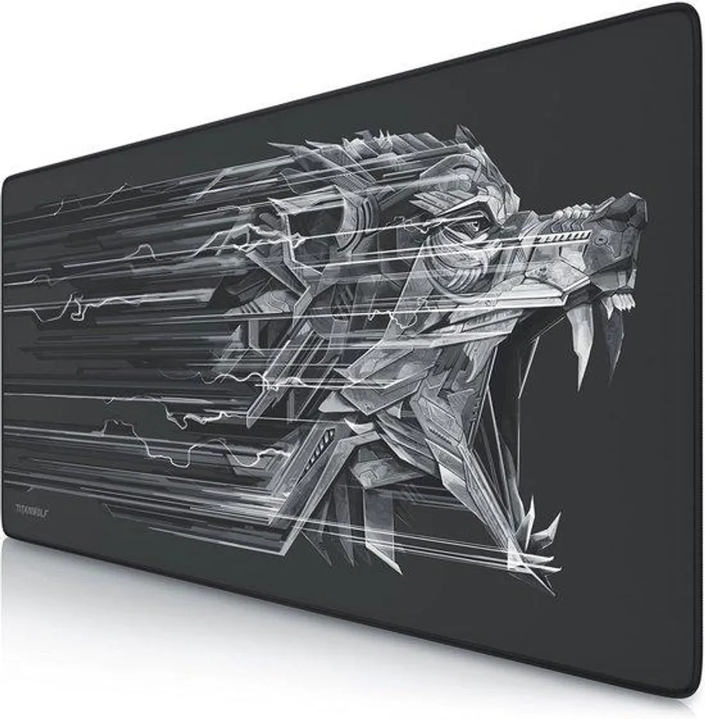Table de Jeu Précision et Vitesse 900x400mm - Tapis de Bureau XXL Noir