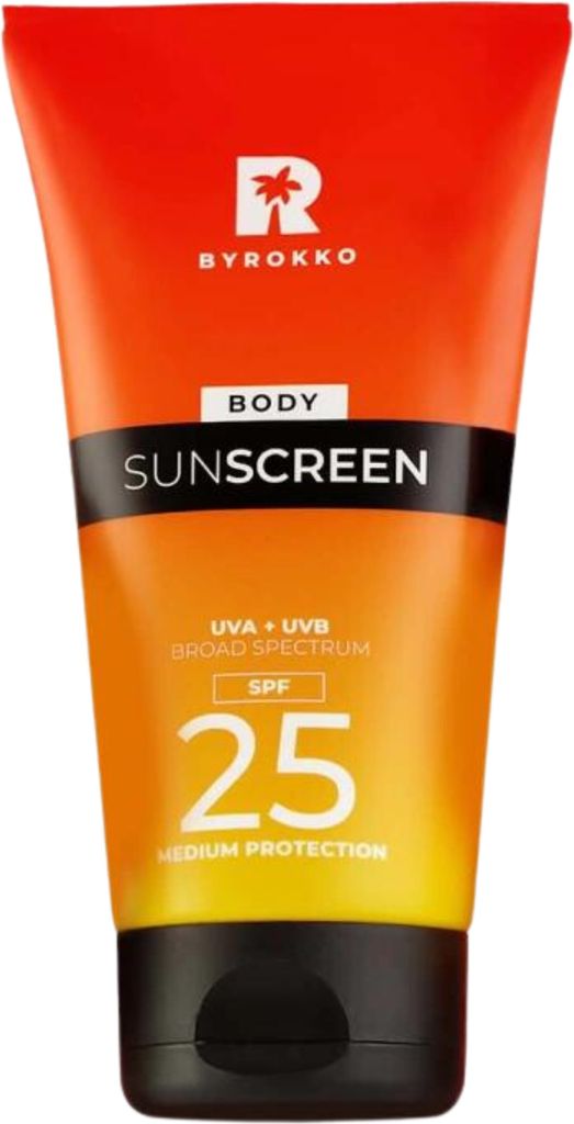 Byrokko Body Sunscreen SPF25 Sonnenschutzcreme 150ml