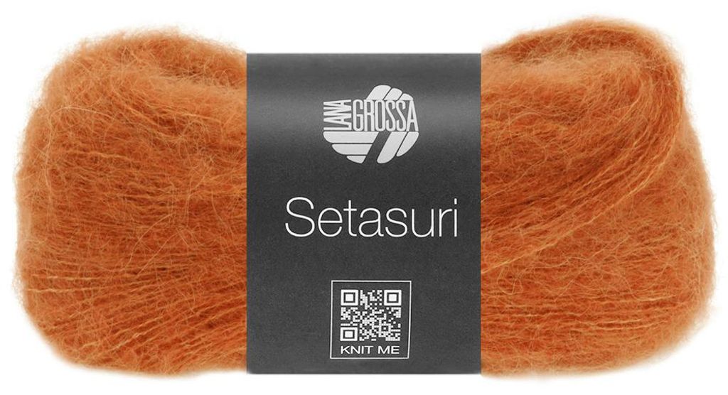 Lana Grossa - Setasuri 0063 rostorange Produktbild 