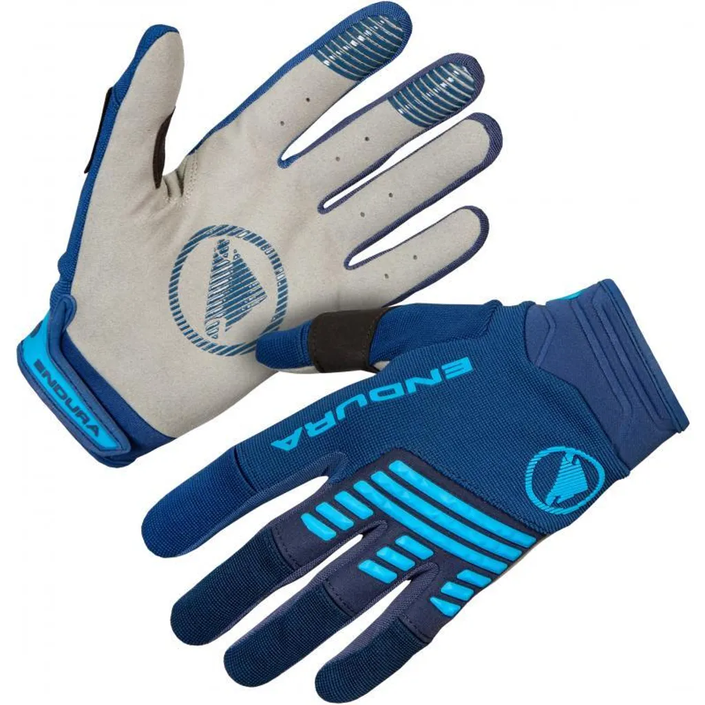 Gants de VTT pour le trail Endura SingleTrack E1168 bleu marine S