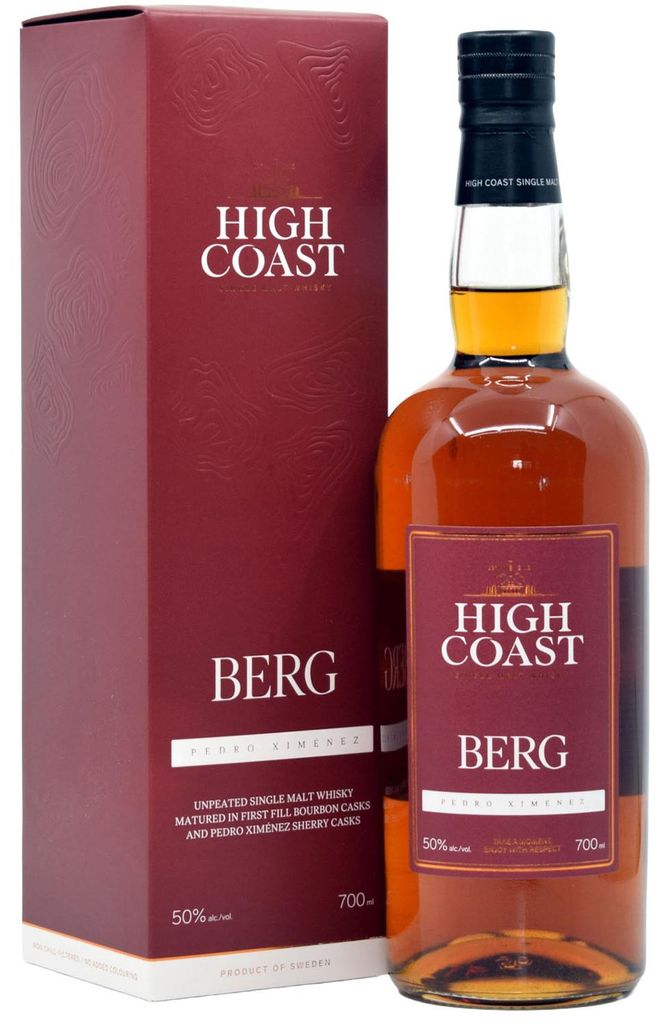 High Coast Berg - First Fill Bourbon Cask & PX Cask Matured Produktbild 