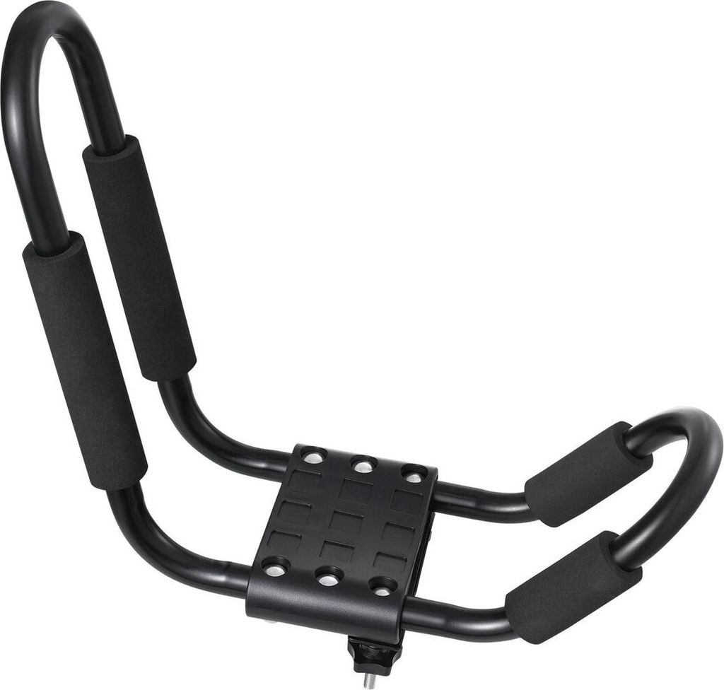 Kayak Roof Rack 2 Pairs J-Bar, Soft Roof Rack, Top Mount Tie Down, Carrier for kayak, Surf Board, Canoe, SUP, Ski Board, Mount on Car, SUV, Truck, ...
