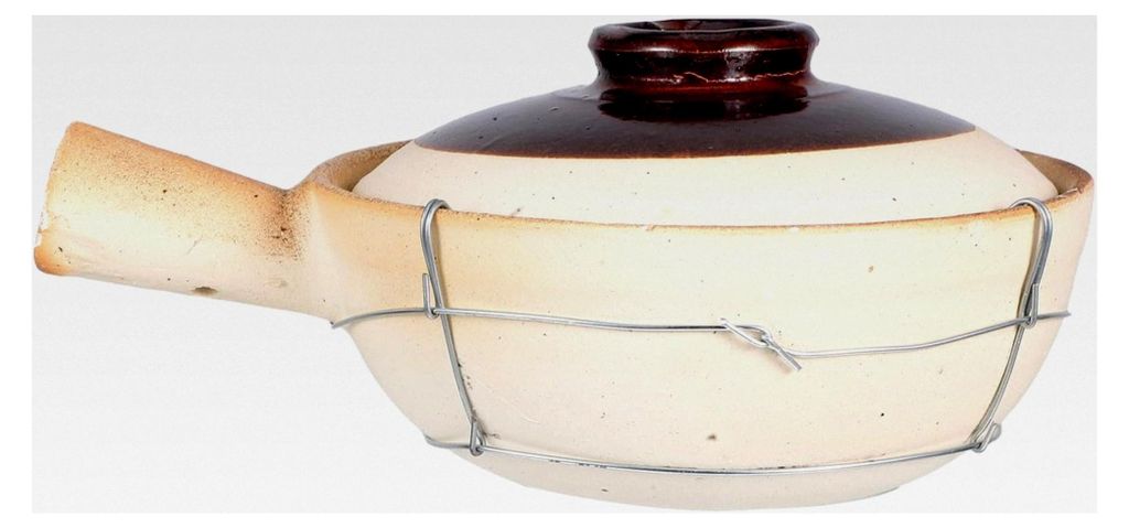 Chinesischer Tontopf mit Deckel, traditioneller Terrakotta-Kochtopf, 0,5 l, spezieller Reiskochtopf für Suppe und effiziente Wärmeverteilung für...