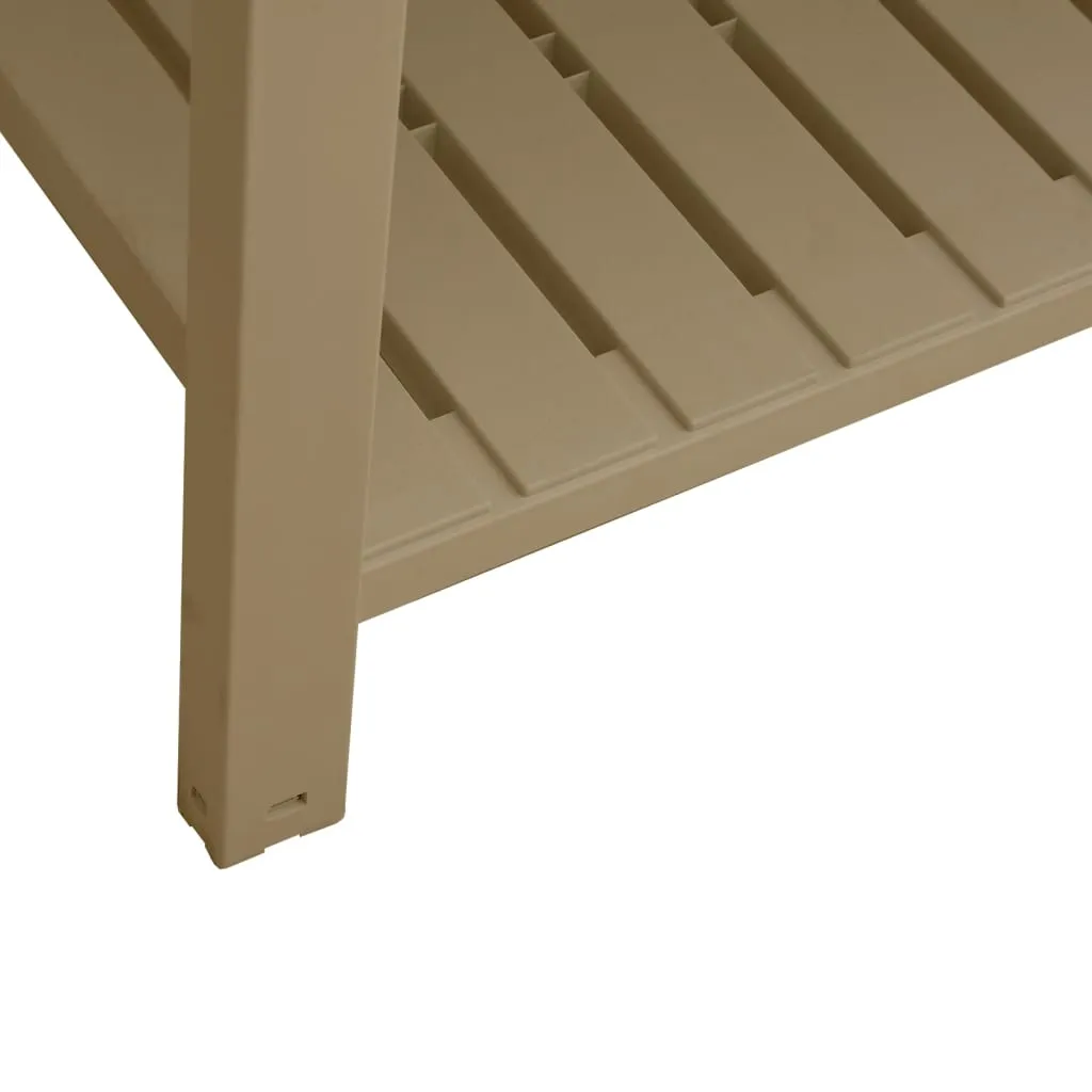 Lit de plantation robuste marron clair 110 cm avec réserve d'humidité - 7