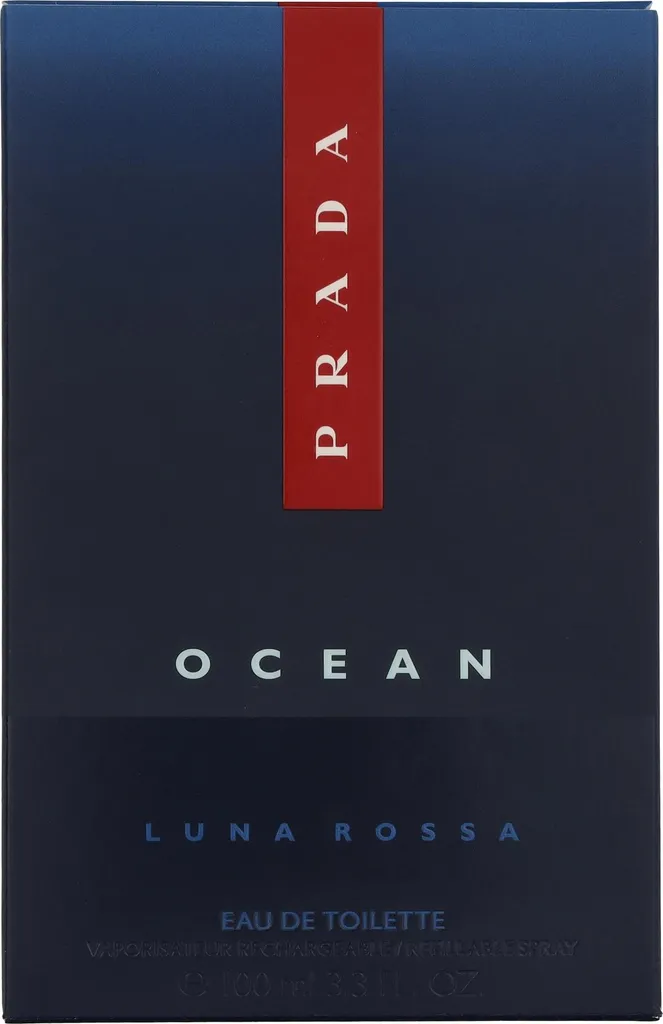 Luna Rossa Ocean Prada Eau de Toilette Homme aux Notes d'Iris et Musc
