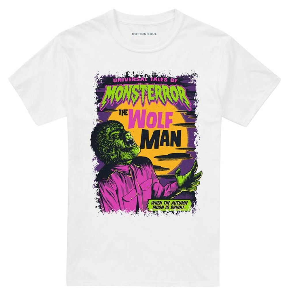 Universal Monsters - T-Shirt für Herren/Damen Uni TV25970 (XXL) (Weiß)