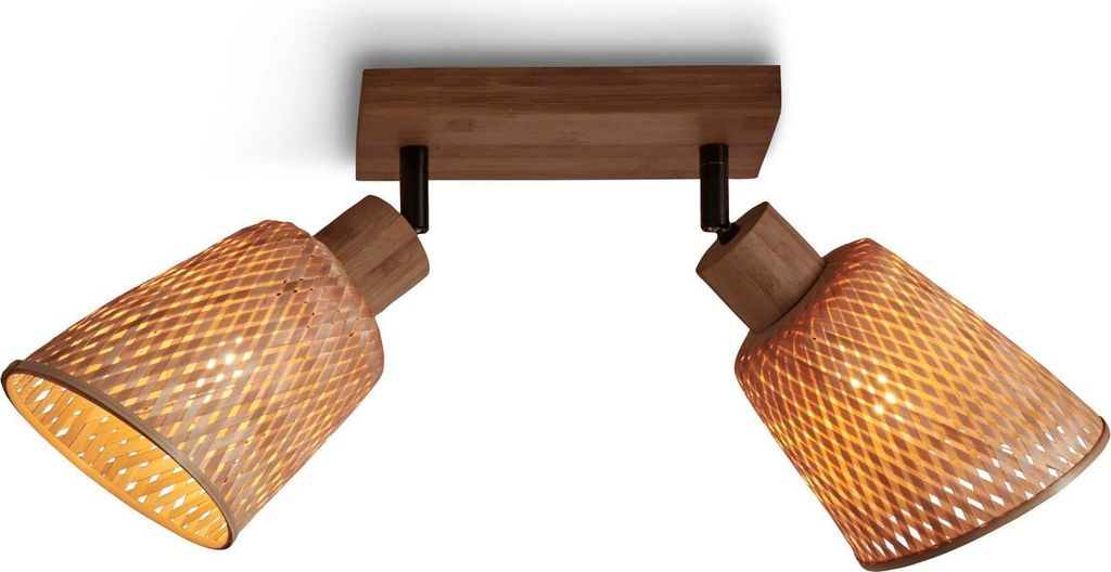 GOOD&MOJO - Deckenleuchte Java - Bambus - 28x15x24cm