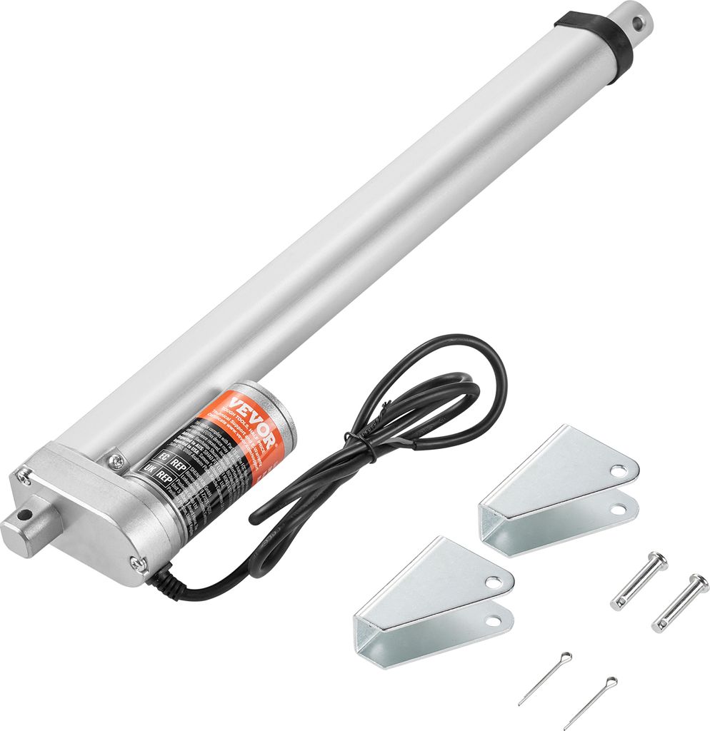 VEVOR 1500N Linear Actuator DC 12V Linearantrieb IP54 Elektrischer Linearmotor 300mm Hublänge Geräuschpegel ≤ 60dB Elektrische Türöffner 5mm/...
